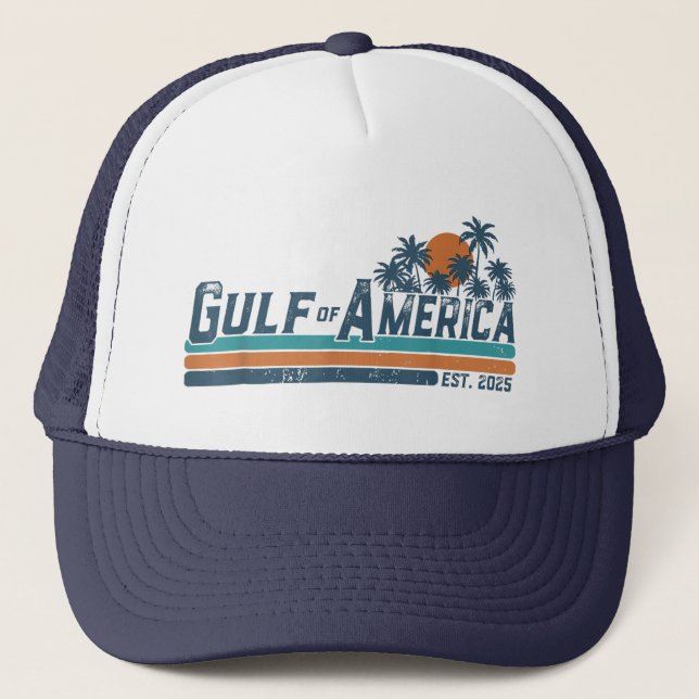 Casquette Rétro golfe des États-Unis d'Amérique 2025 Drapeau (Devant)