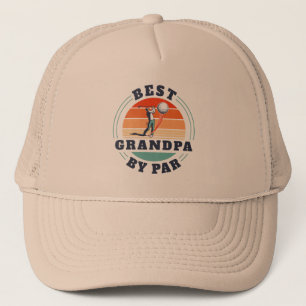 Casquette Retro Grand-parents Day Best Grand-pa By Par Golf