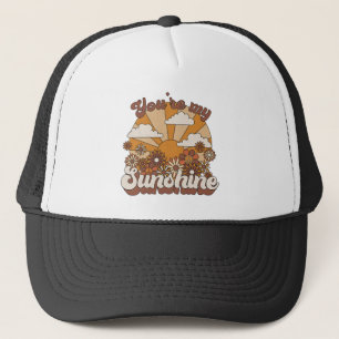 Casquette Retro Groovy   You're my Sunshine