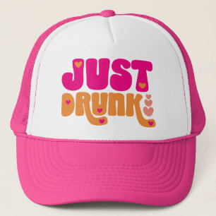 Casquette Retro Juste Drunk Bachelorette ivre d'amour