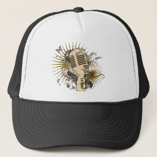 Casquette Rétro microphone