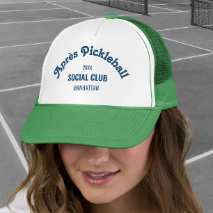 Casquette Retro Navy Après Pickle Ball Social Club Vert 