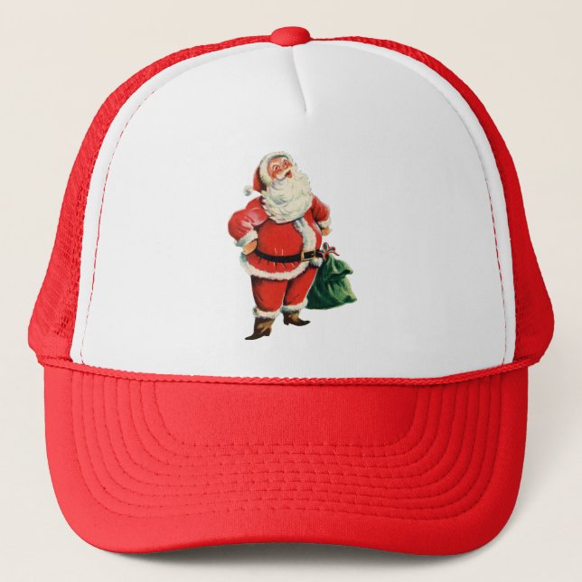 Casquette Retro Père Noël (Devant)