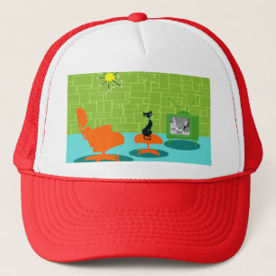 Casquette Rétro Space Age Kitty Trucker