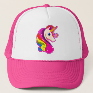 CASQUETTE RETRO STYLE VINTAGE UNICORN PEGASUS TRUCKER HAT