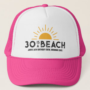 Casquette Retro Sunset 30th 40th 50th 60 Birthday Crew Squad
