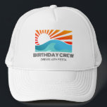 Casquette Retro Sunset 30th 40th 50th 60 Birthday Crew Squad<br><div class="desc">Etro Sunset 30e 40e 50e 60 Anniversaire Équipe de camionnette Chapeau</div>