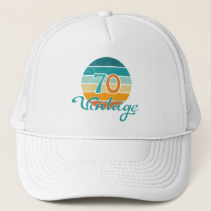 Casquette Retro Sunset 70 Vintage en détresse