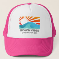 Retro Sunset Beach Vibes Vacances Été Voyage de fi