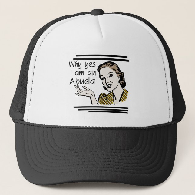 Casquette Rétro T-shirts et cadeaux d'Abuela (Devant)