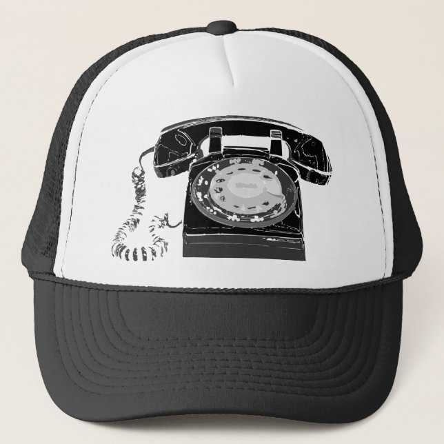 Casquette Rétro téléphone (Devant)