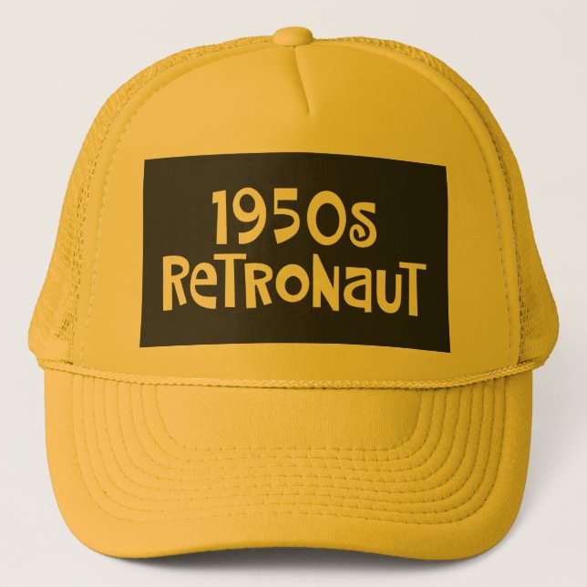 Casquette Retronaute branché des années 1950 (Devant)