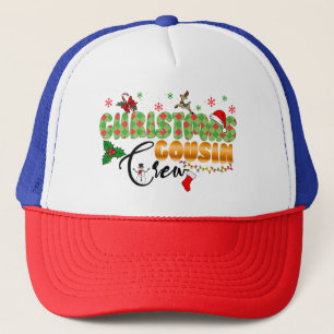 Casquette Retrouvailles familiales de Noël Cousin Crew