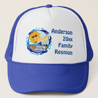 Casquette Retrouvailles familiales de plage d'été