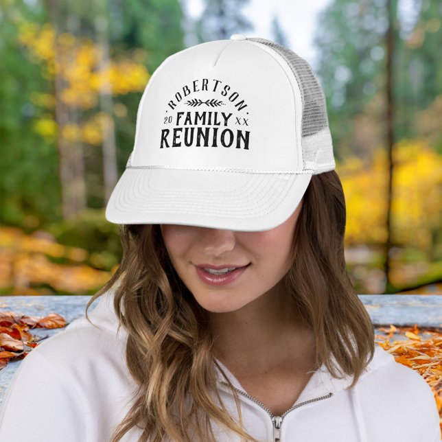 Casquette Retrouvailles familiales personnalisées rustiques  (Créateur téléchargé)