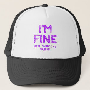 Casquette Rett Syndrome Warrior - JE SUIS FINE