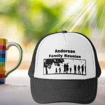 Réunion de famille de pique-nique blanc | Nom de f