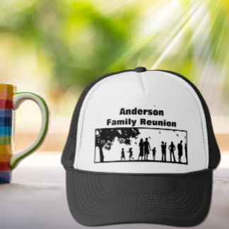 Casquette Réunion de famille graphique pique-nique blanc | N