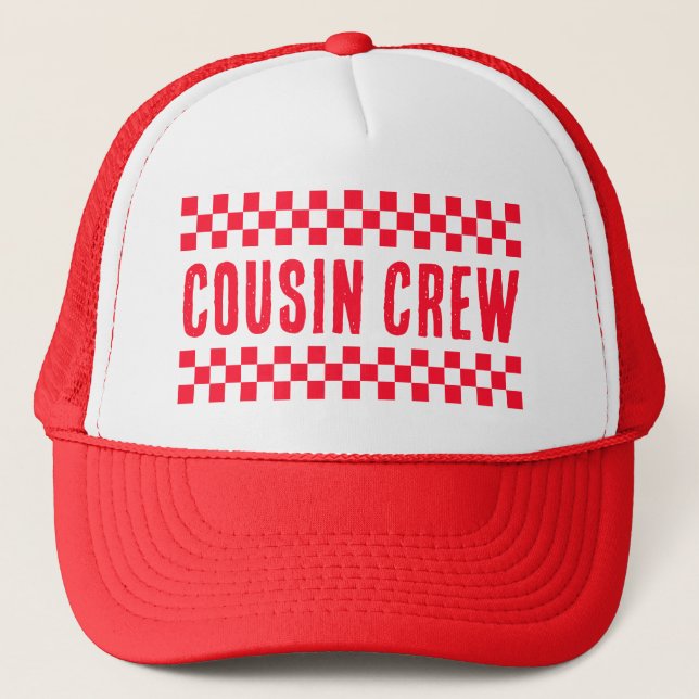 Casquette Réunion de famille rétro avec l'équipage de Cousin (Devant)