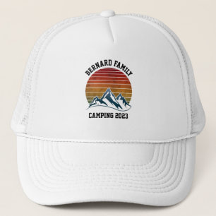 CASQUETTE RÉUNION DE FAMILLE SUR MESURE VOYAGE DE CAMPING AU