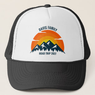 Casquette Réunion en famille sur mesure Sunset Mountain Road