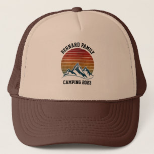 CASQUETTE RÉUNION FAMILIALE PERSONNALISÉE CAMPING SUNSET MOU