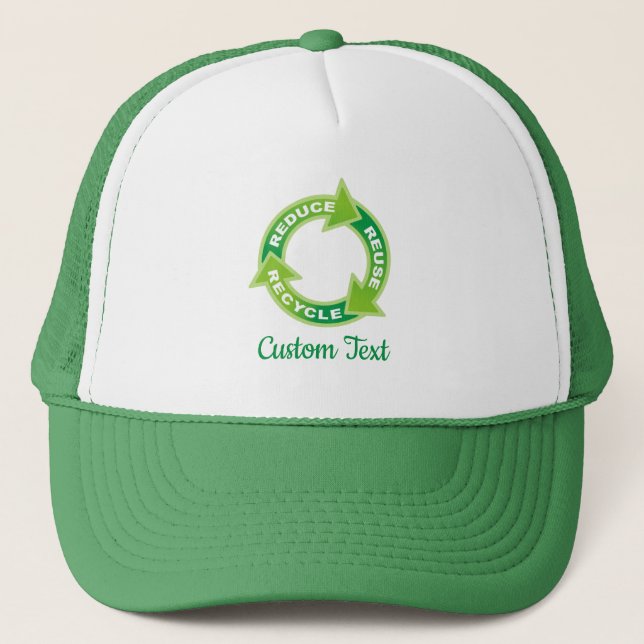 Casquette Réutiliser le chapeau de camion de recyclage (Devant)
