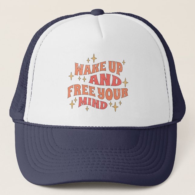 Casquette Réveillez-vous et libérez votre esprit (Devant)