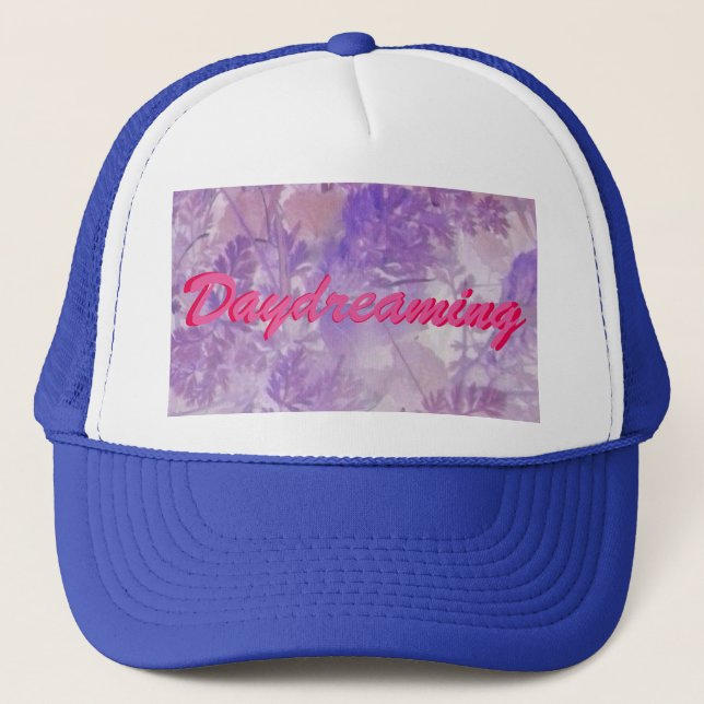Casquette Rêverie Florale Violette (Devant)