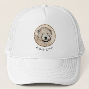 Casquette Revêtu doux Roue Peinture Terrier Art original