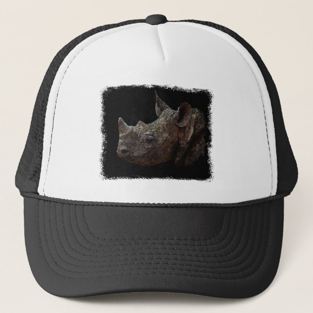 Casquette Rhino noir (Devant)