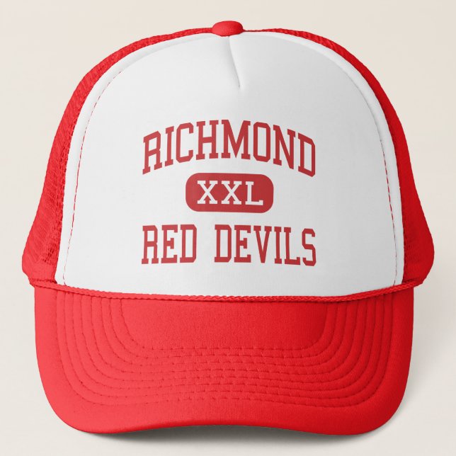 Casquette Richmond - diables rouges - haute - Richmond (Devant)