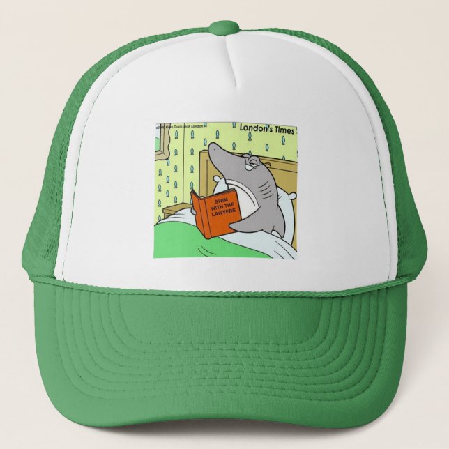 Casquette Rick London Avocat Requin Drôle  (Devant)