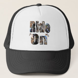 Casquette Ride On, Moto Photo Logo,