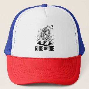 Casquette Ride or Die Tiger : Sans peur et sans effroi