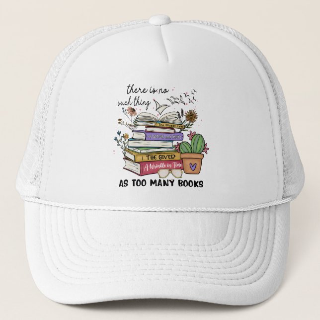 Casquette Rien De Trop De Livres (Devant)