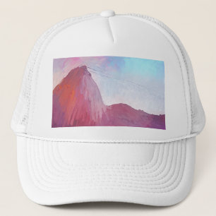 Casquette Rio de Janeiro de montagne de Sugarloaf d'art