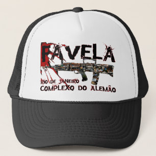 Casquette Rio de Janeiro Favela (taudis/ville d'hutte)