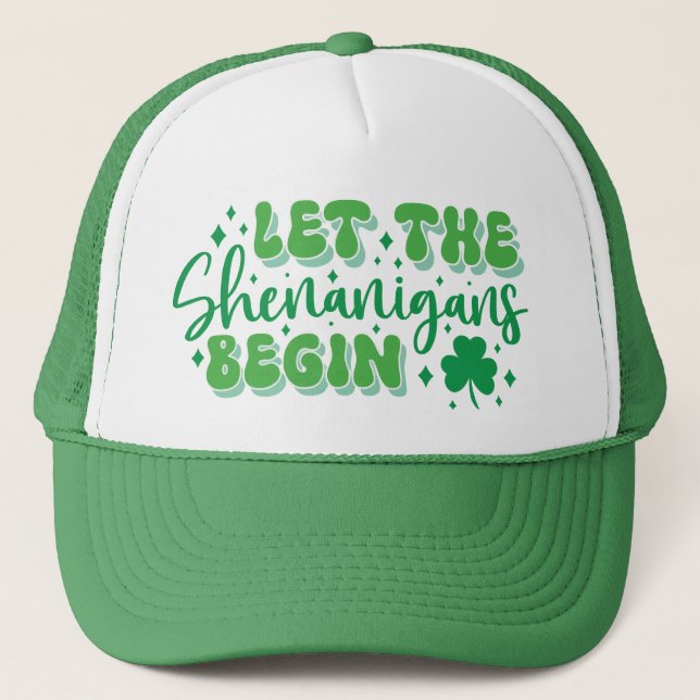 Casquette Rires de la Saint-Patrick ! Amusement pour plaire  (Devant)