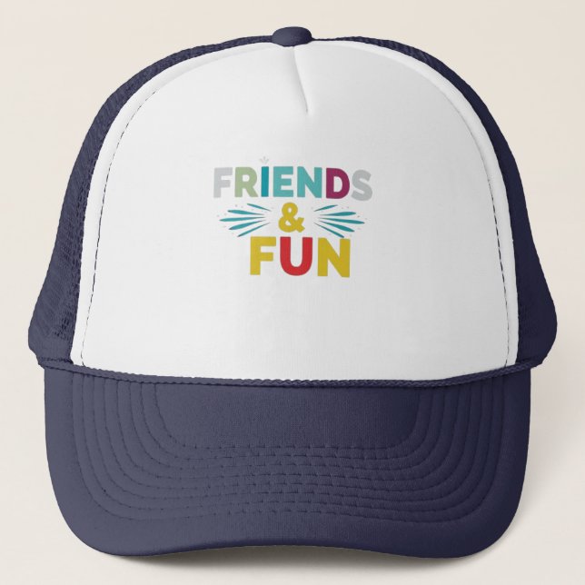 Casquette Rires garanties - Multicolor "Friends & Fun" (Devant)