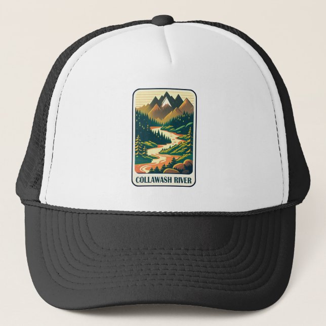 Casquette Rivière Collawash Oregon Couleurs (Devant)