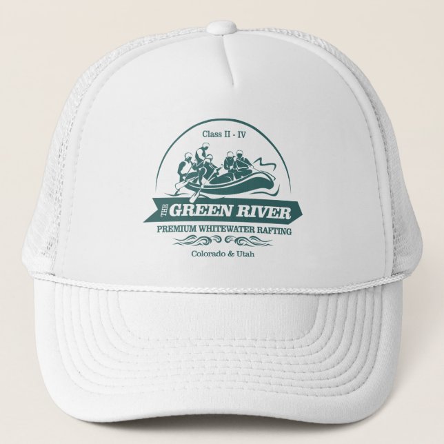 Casquette Rivière verte (rafting2) (Devant)