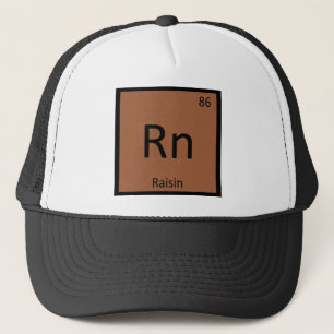 Casquette Rn - Chimie des fruits secs Symbole du tableau pér