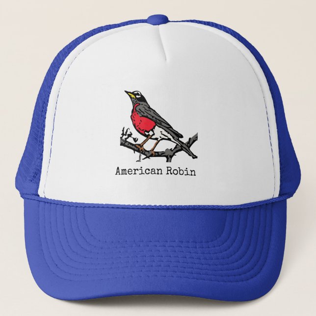 Casquette Robin américain personnalisable (Devant)