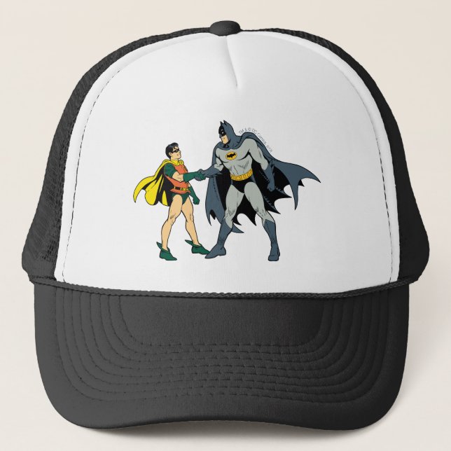 Casquette Robin Et Batman Handshake (Devant)
