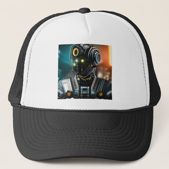 Casquette Robot 3 chapeau de camionneur (Devant)