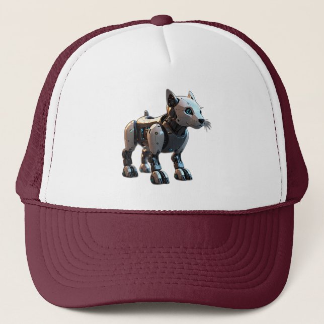Casquette robot chien (Devant)