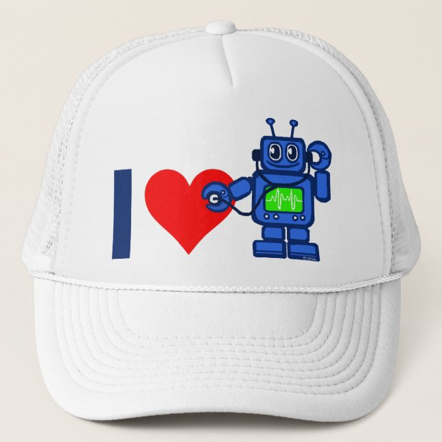 Casquette Robot du coeur I (Devant)