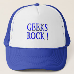 Casquette Roche de geeks ! Bleu