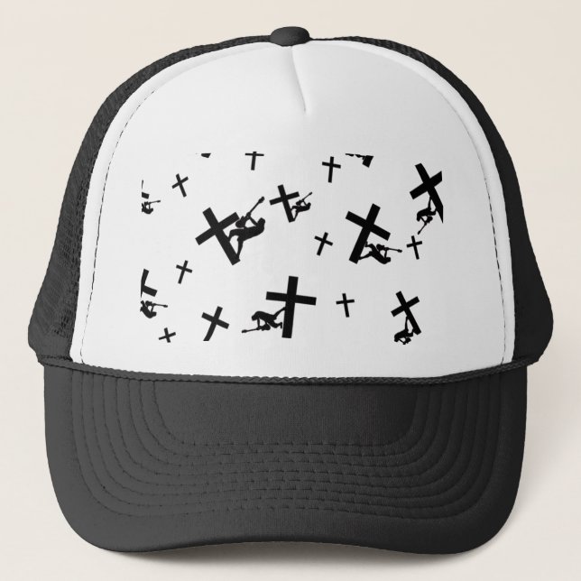 Casquette Roches de Dieu - vitesse chrétienne de roche (Devant)